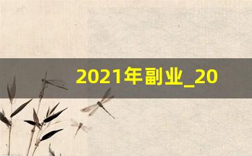 2021年副业_2019年靠谱的副业