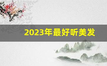 2023年最好听美发店招牌_美发店高级感店名