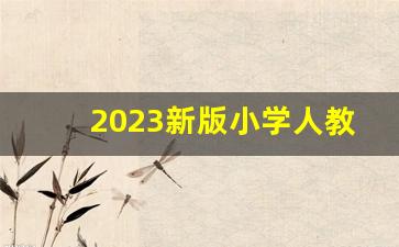 2023新版小学人教版六年级上册数学课