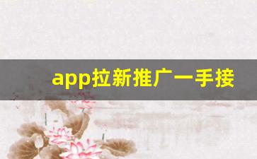 app拉新推广一手接单平台_app开发