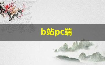 b站pc端