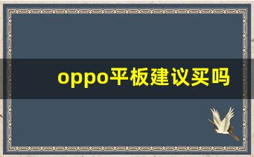 oppo平板建议买吗