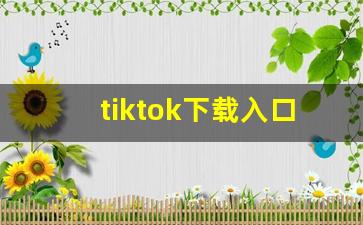 tiktok下载入口_tiktok海外版下载安卓