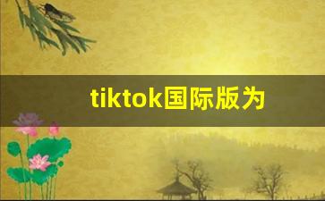 tiktok国际版为啥无法联网_tiktok没法关注