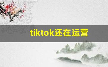 tiktok还在运营吗_tiktok关闭半闭环