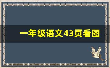 一年级语文43页看图写话_一年级语文48页看图写话