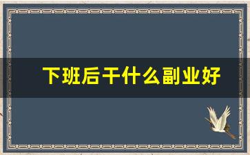 下班后干什么副业好