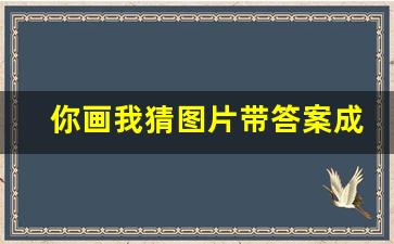 你画我猜图片带答案成语难的_带难的词哪些成语