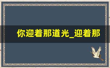 你迎着那道光_迎着那道光向前冲是什么歌