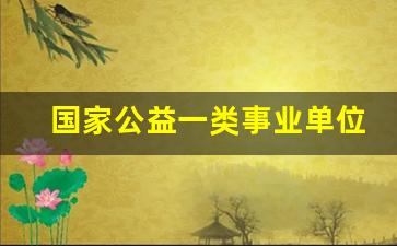 国家公益一类事业单位工资_事业单位公益性岗位待遇