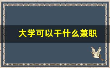 大学可以干什么兼职