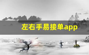 左右手易接单app