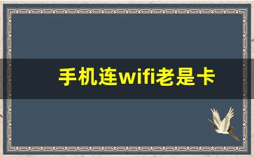 手机连wifi老是卡怎么解决_手机连上wifi很卡怎么回事