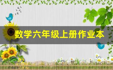 数学六年级上册作业本的答案_人教版六年级上册数学作业本答案