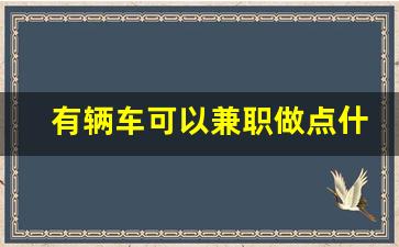 有辆车可以兼职做点什么_最火的私家车送货软件