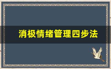 消极情绪管理四步法