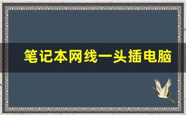 笔记本网线一头插电脑另一头插哪