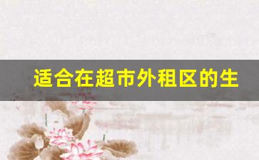 适合在超市外租区的生意_适合5万以内开店