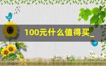 100元什么值得买_100元最显档次的礼品