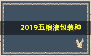 2019五粮液包装种类