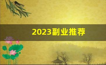 2023副业推荐