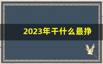 2023年干什么最挣钱最快_7天30w偏门生意