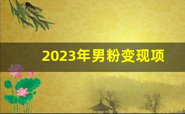 2023年男粉变现项目骗局