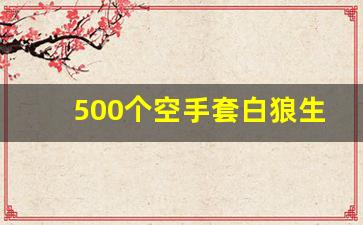 500个空手套白狼生意