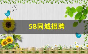 58同城招聘