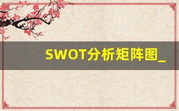 SWOT分析矩阵图_swot分析的总结部分怎么写