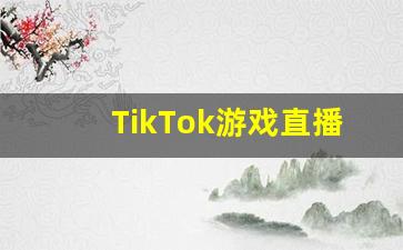 TikTok游戏直播_国际服tiktok