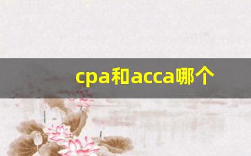 cpa和acca哪个含金量更高_税务师报考条件和时间2023