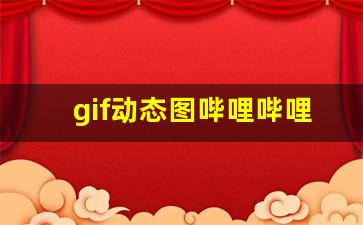 gif动态图哔哩哔哩