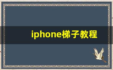 iphone梯子教程_大家ios用什么爬梯