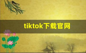 tiktok下载官网入口_tiktok网页版入口