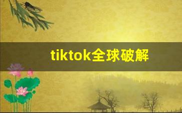 tiktok全球破解版