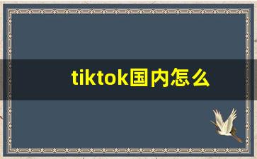 tiktok国内怎么运营账号