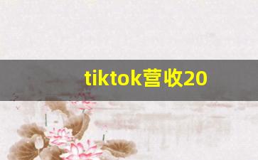 tiktok营收2023