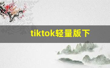 tiktok轻量版下载苹果