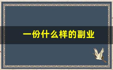 一份什么样的副业