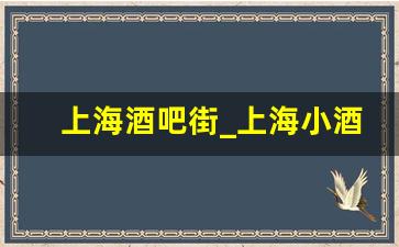 上海酒吧街_上海小酒吧最多的地方