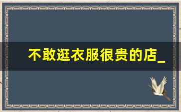 不敢逛衣服很贵的店_药材虽贵必不敢