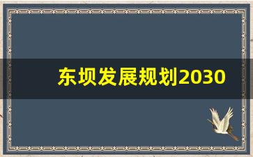 东坝发展规划2030