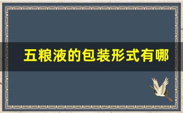 五粮液的包装形式有哪些_运输包装一般有几种形式