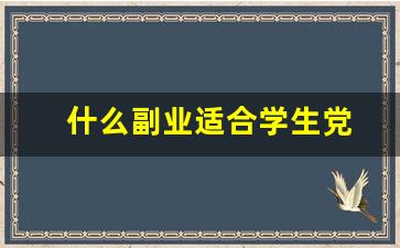 什么副业适合学生党