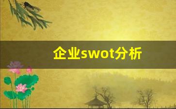 企业swot分析