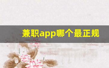 兼职app哪个最正规_做任务悬赏的app