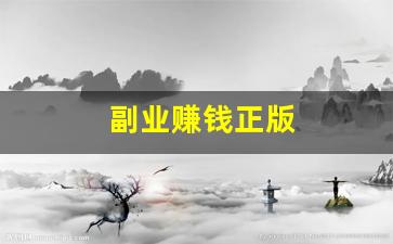 副业赚钱正版