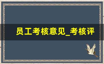 员工考核意见_考核评语500字