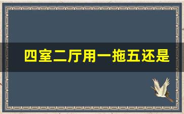 四室二厅用一拖五还是一拖六_4平方可以带一拖几